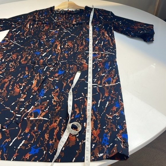 Maison Scotch Scotch & Soda Abstract Print Dress Size Petite Medium - Picture 10 of 14